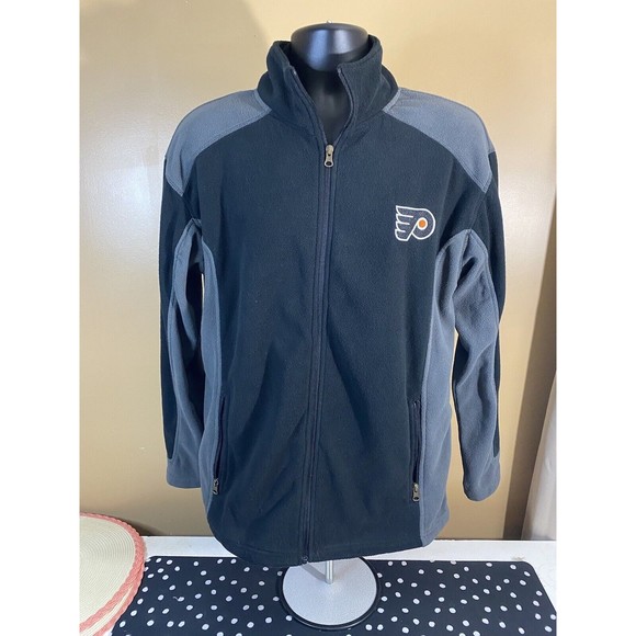 Philadelphia Flyers Embroidered NHL Official License Full Zip Fleece Size M - Picture 1 of 16